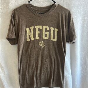 Darc Sport Brown Short Sleeve Tee with Vintage Graphic
